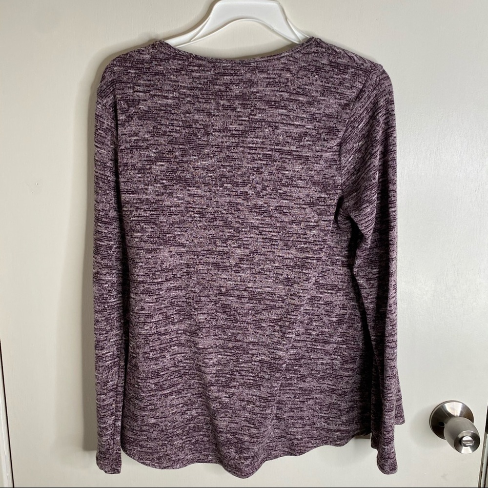 Apt 9 purple long sleeve shirt - Picture 1 of 3